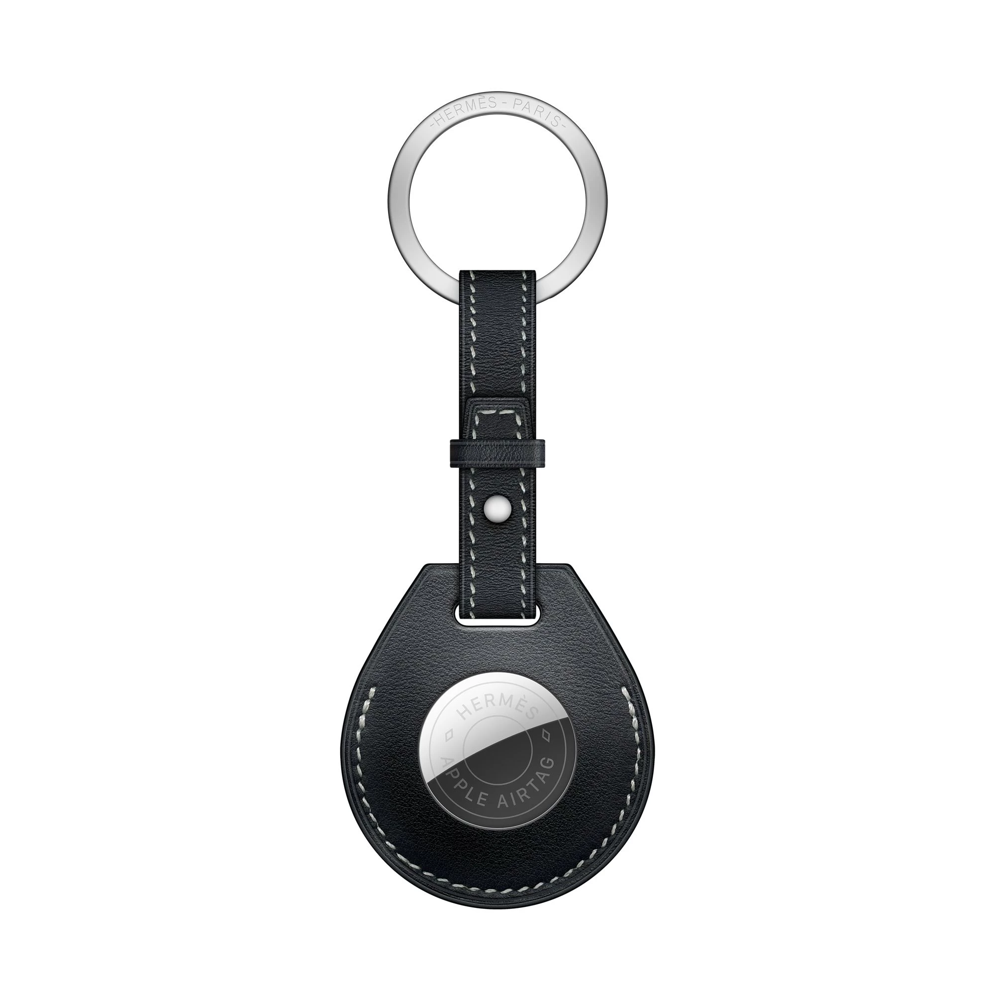 Apple AirTag Hermès Key Ring Bleu Indigo (MX892)